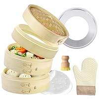 Amazon | せいろ蒸し器 蒸し板【高さ調整輪 断熱手袋 シート100枚