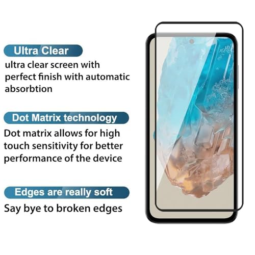 Image of Tempered Glass for Nothing Phone 2A 5G / Nothing Phone 2A Plus 5G - Full Screen Protector, 9H, Anti-Scratch, Case Friendly [Pack of 1]