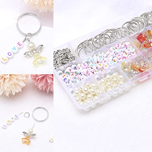 HERZWILD Guardian Angel Set - Make Your Own Angel Charm Bead Pendant for DIY Wedding Jewellery Crafts (Colourful) - Image 3
