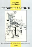 DICTIONNAIRE DES ETUDIANTS ETRANGERS DE BESANCON 2878231449 Book Cover