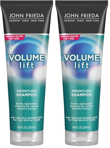 John Frieda Volume Lift Weightless Shampoo, Blue, 250 ml (Pack of 2)