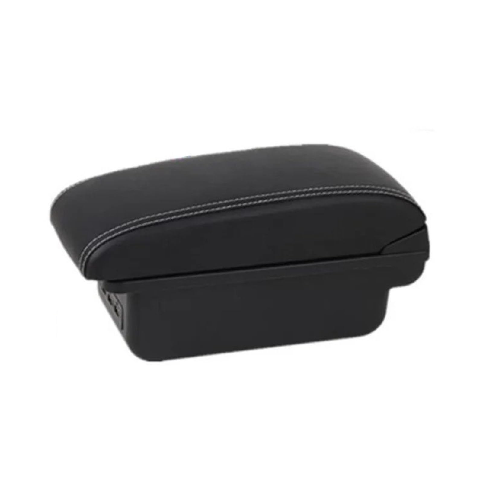 UMDJJU For MG For MG3 2025 Armrest Box Car Center Storage Interior Retrofit Accessories Car Centre Console Armrest Box(B white line 3USB)