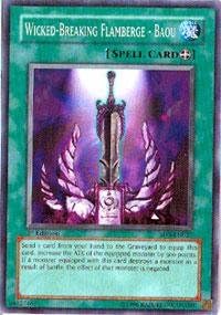 Yu-Gi-Oh! - Wicked-Breaking Flamberge - Baou (SD5-EN027) - Cubierta de estructura 5: Triunfo del Guerrero - 1ª Edición - Común