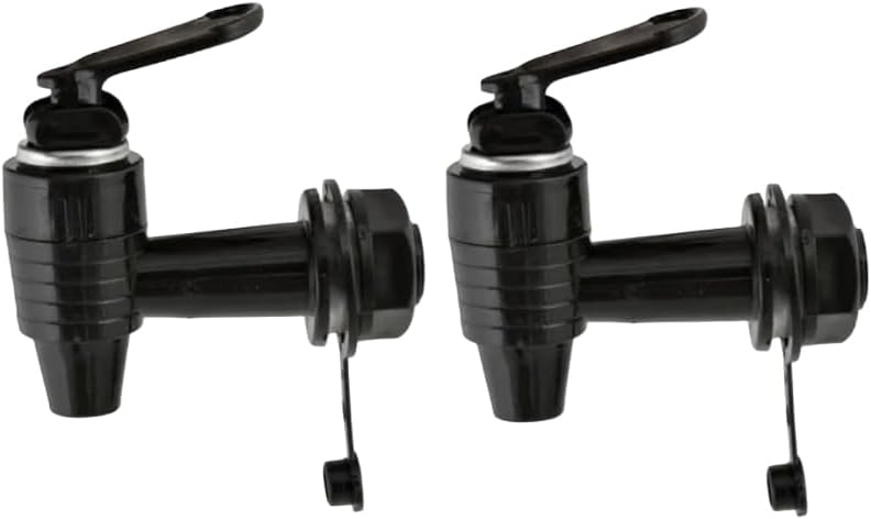 Plastic Water Dispenser Tap with Lock - Leak Proof and Durable 2 Pcs
