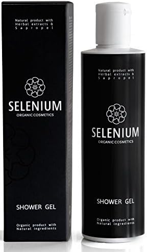 Shower Gel by Selenium - Natural Organic Body Wash with Sapropel Extracts Vitamins and Biological Stimulants for Everyday Use / 8,5oz
