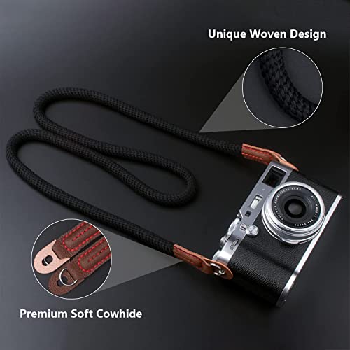 Zhenzhenlo Kamera Gurt, Kamera Handschlaufe, Vintage Kamera Tragegurt, Kamera Tragegurt, Kameragurt Schultergurt… – Bild 6