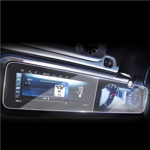 Écran en verre trempé Mercedes W222 anti-rayures pour console centrale 2019