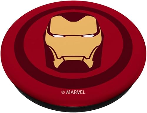 Miniatura 2 de Marvel Avengers Iron Man Portrait PopSockets - Soporte para teléfonos y tabletas, Negro