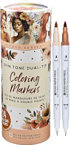 Studio Series Skin Tone Dual-tip Markers - 24 colors