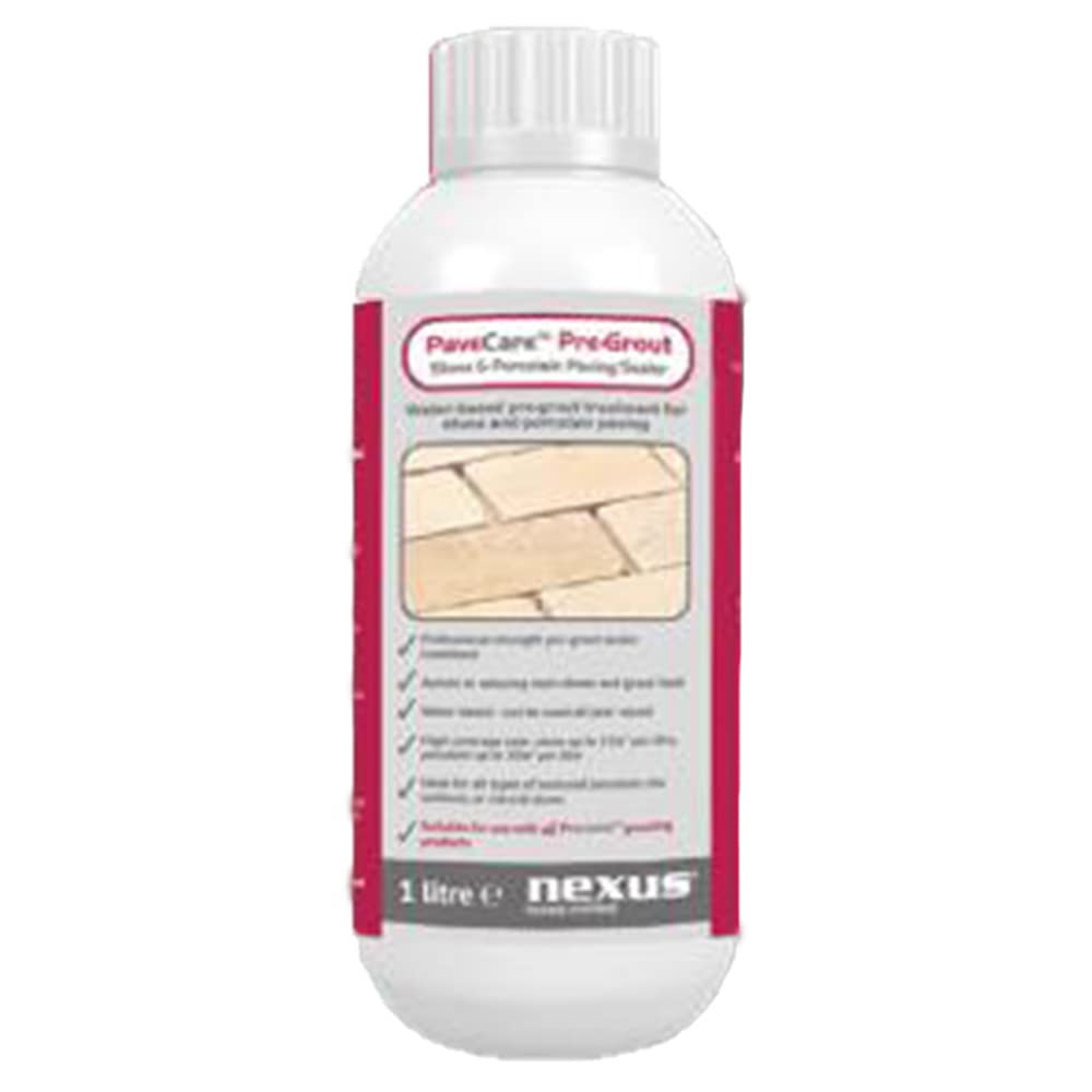 Buy Nexus PreGrout Stone & Porcelain Paving Sealer, Invisible PaveCare