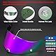 PSLER Helm Visier für EXO 520 1400 R1 - Verspiegelt Helmvisier für Scorpion EXO 391 520 1400 R1 Getöntes Visier Motorradhelm Zubehör Ersatz(Dunkelviolett)