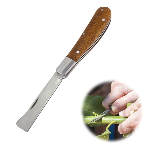 Garten Taschenmesser,Klappbares Taschenmesser,Garden Knife,Multi Schneidewerkzeug,Scharfes Pfropfmesser,Gartenmesser,Outdoor Garden Knife,Messer Aus Edelstahl Zum Ernten,Gartenmesser Für Obstbäume