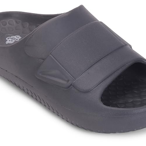Image of Liberty A-HA DREAMWALKM Casual Slider For Men - Black, Grey, Dark Grey & Khaki | Slip-on /Flip Flops - Durable and Lightweight | Comfortable and Soft Outsole for Everyday Wear - Stylish Footwear