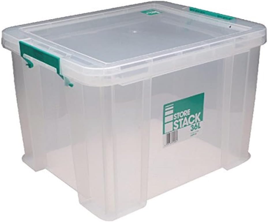 36 Litre Storage Box W480xD380xH320mm Clear RB90124