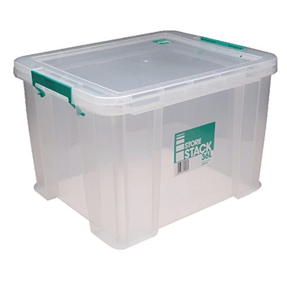 36 Litre Storage Box W480xD380xH320mm Clear RB90124