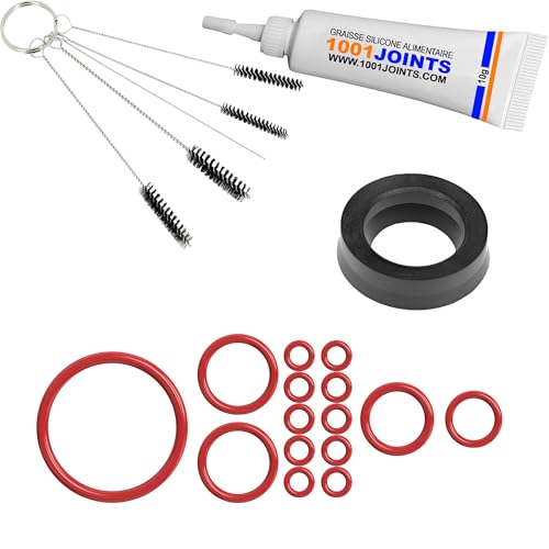 KIT 16 GUARNIZIONI MANUTENZIONE PERCOLATORE VALVOLA SUPPORTO SERBATOIO ACQUA TUBI DI PRESSIONE MACCHINA DA CAFFÈ RICAMBIO COMPATIBILE CON SIEMENS BOSCH SOLIS SATRAP TURMIX ETC..