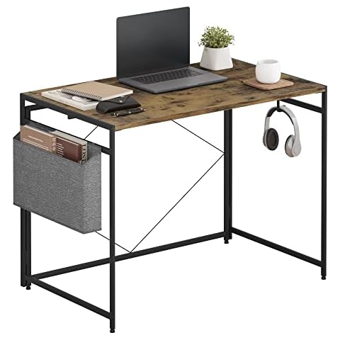 eSituro Schreibtisch Klappbar, Faltbarer Tisch Cover