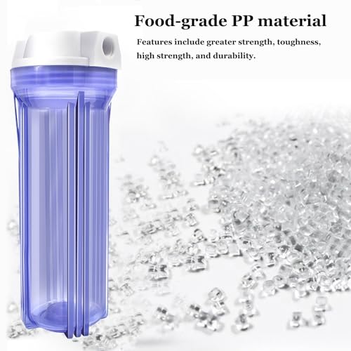 Boîtier transparent 10 pouces à 3 étages pour filtration d'eau de maison - 3