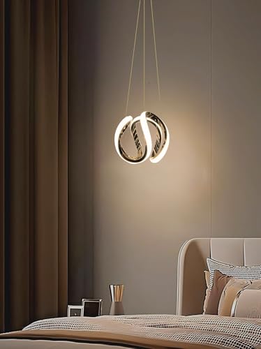 Image of FILLISKA 3 in1 Colour Changing LED Luxurious Hanging /Pendant Light (FrenchGold-PAY1093)