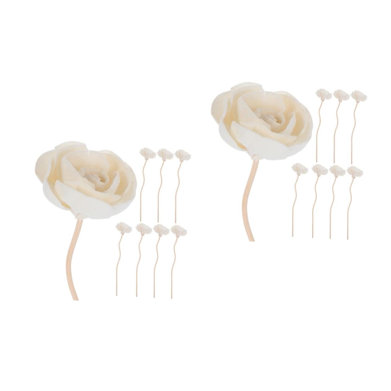YARNOW 16piezas Varillas De Ratán Flores Aromáticas Ambientador Natural y Decorativo para Hogar Difusor De Relajantes para Crear Fragancias Cualquier Espacio