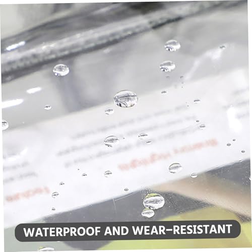 Mochila transparente impermeable NIDONE de gran capacidad con bolsillos 7