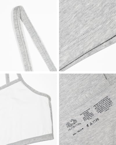 Image of Fruit of the Loom Women's Spaghetti Strap Cotton Sports Bra - All-Day Comfort