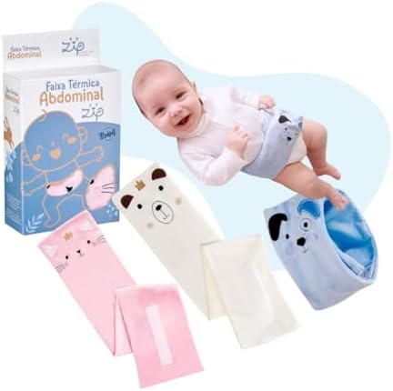 Kit Faixa Térmica para Cólica de Bebê com Ervas Naturais com 2 Bo...