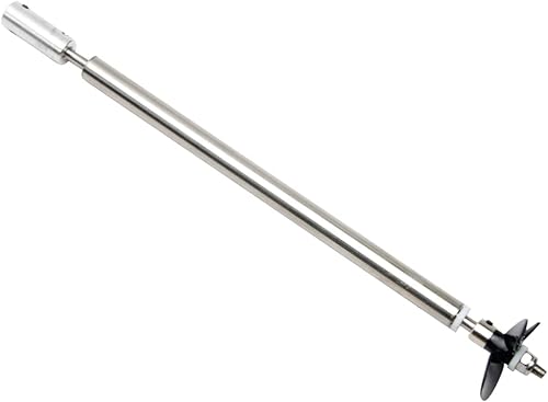 Miniatura 4 de Jutagoss 1 eje de accionamiento para hélice de eje de motor de 0.079in y junta universal para barco RC, longitud del eje de 11.811in, longitud de la