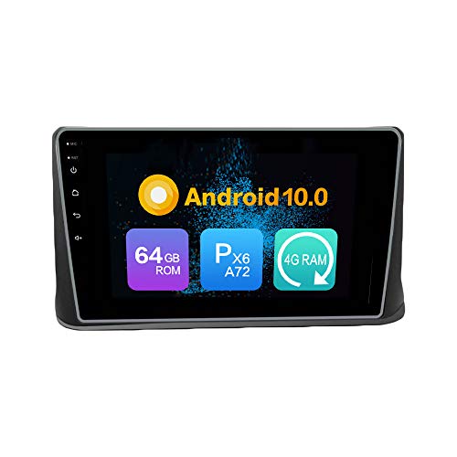 Android 10 4G Ram 64G ROM PX6 Cortex A72 Navigation Radio Steering Wheel Control IPS DSP Bluetooth WiFi for TATA NEXON RHD