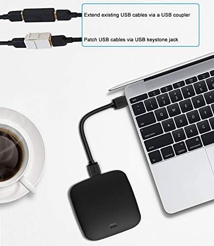 Image of DTECH USB Cable Type A 3.0 Cable Male to Male High Speed Data Cord For Laptop in Black (1M)