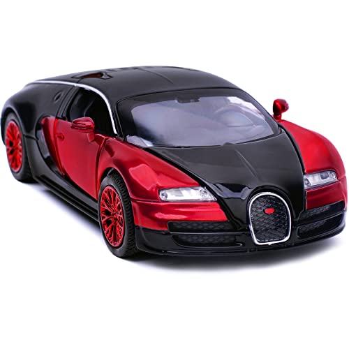 1:32 Bugatti Veyron Alloy Diecast car Model Collection Light&Sound (red)