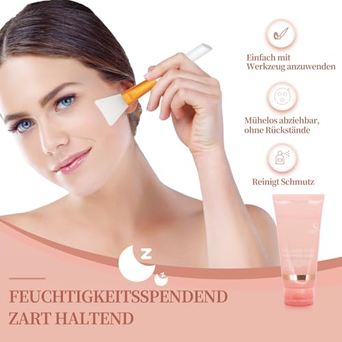 Collagen Night Wrapping Mask, Collagen Maske Gesicht Overnight, Kollagen Maske Overnight, Overnight Maske Gesicht, Peel Off Maske Gesicht, Collagen Mask, Collagen Maske Overnight, Bio Collagen Mask – Bild 5