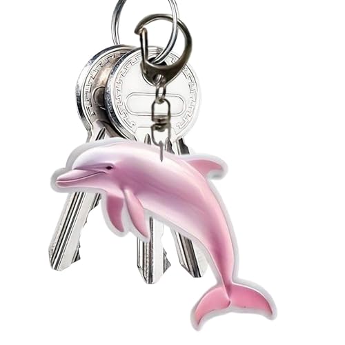Generisch Llavero de acrílico - 2D Plano Impreso Acrílico Dibujos Animados Decorativos Charm - Llavero de Animal, para Mujeres, Hombres Niñas Mochila Escritorio Mesa Hogar Interior