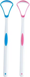 NIYANGLE 2 Pçs Lâminas De Raspador De Plástico Limpador De Língua Limpador De Plástico Ferramenta De Raspador De Plástico Ferramentas De Bucal Escova Raspador De Língua Limpador De