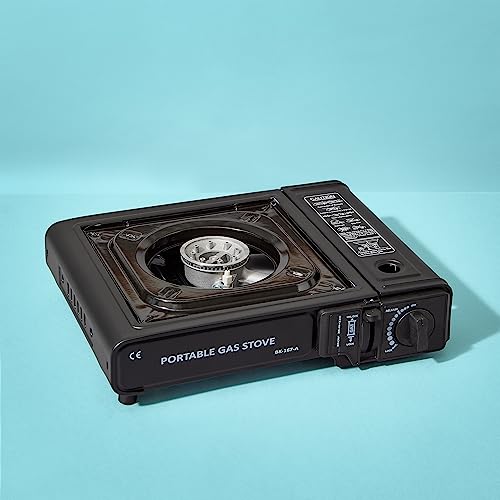 Réchaud de camping butane allumage automatique porte-poêle - 5
