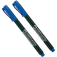 Caneta Retroprojetor, Faber-Castell, CDRETRO/PRZF, Preta, pacote