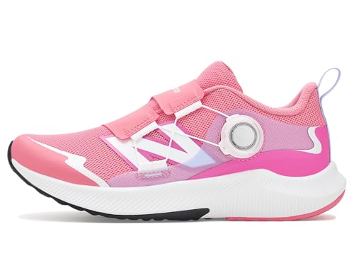 New Balance Kid's DynaSoft Reveal V4 BOA Running Shoe, Double Bubble/Daybreak, 11 W Little Kid