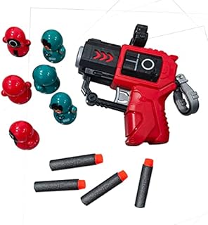POKEEPET The Foam Play Gun for Toy Foam Blasters 4 Bullets, 6 Figures Action