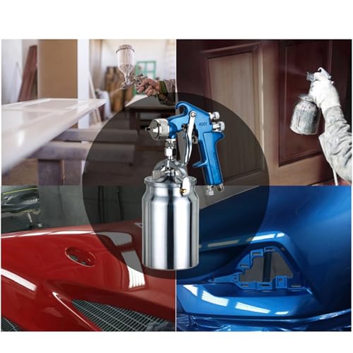 1000 ml 2.0 mm Alttan Depolu Boya Tabancası Hava Basınçlı Sprey Tabanca Metal Kupa Hazneli Boya Alet
