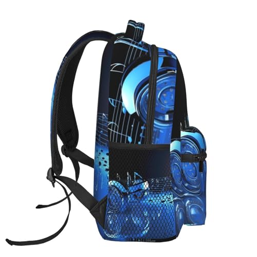 Sac à dos voyage ordinateur bleu décontracté idéal pour le bureau et les déplacements - 3