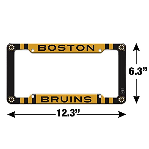 Boston Bruins Grill Stripe License Plate Tag Frame #TOP3