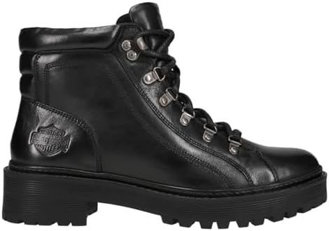 Harley-Davidson Footwear Women's Dalwood 5" Lace Motorcycle Boot, Black, 9 | Image 2