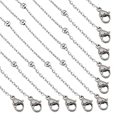 APPLICATIONS MULTIPLES : Les chaînes de collier satellite en acier inoxydable 304 sont idéales pour la fabrication de bijoux DIY, parfait pour réaliser un collier rien que pour soi, ou comme cadeau d'anniversaire pour la famille ou les amis, anniversaires, Noël et autres anniversaires.