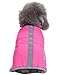 Queenmore Cold Weather Dog Coats Loft Reversible Winter Fleece Dog Vest Waterproof Pet Jacket Available in Extra Small, Small, Medium, Large Extra Large Sizes