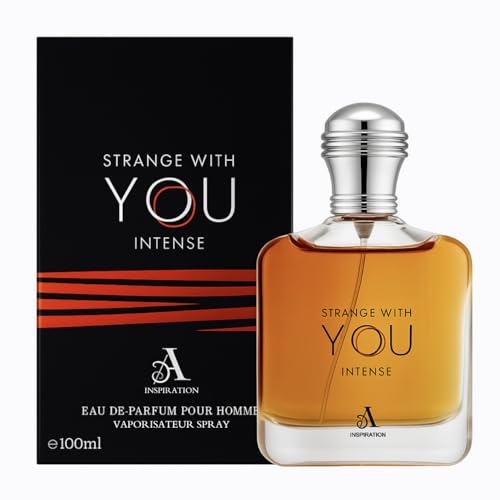 Strange With You Intense Perfume for Men Inspired By Str.onger with Y.ou I.ntensely 100ml EDP Parfum men with Vanilla and Lavender Notes Long Lasting Mens Perfume Eau de Parfum for Men
