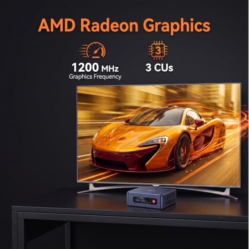 Image of Beelink SER3 Mini PC, AMD Ryzen 3 3200U (up to 3.5GHz), 8GB DDR4 256GB SSD, Mini Desktop Computer Support 4K Dual HDMI Display /Gigabit Ethernet /WiFi 5 /Home /Office