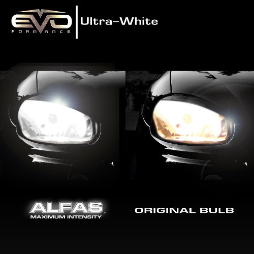 Cipa 93441 Evo Formance Alfas Maximum Intensity H1 Ultra White Halogen Bulbs - Twin Pack #TOP6