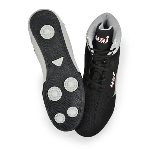 Image of USI UNIVERSAL 701W Wrestling Shoes, Comferto Sports Shoes for Wrestlers for Men & Women with Pu Suede, Mesh & Rubber Construction