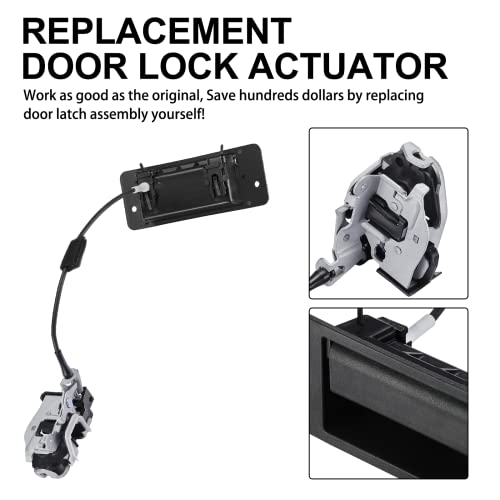 Image of SYERAL E150-E350 Vans Rear Door Latch Assembly 8C2Z-15431A03-A Compatible with Ford E150 E250 E350 Econoline Van 1992-2019 Rear Left Driver Side Cargo Door Lock Latch