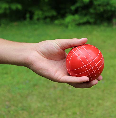 Driveway-Games-CLBOCC-GM-00153-90mm-Backyard-Bocce-Set-8-Balls-Pallino-and-Bag-for-4-Player-Bachi